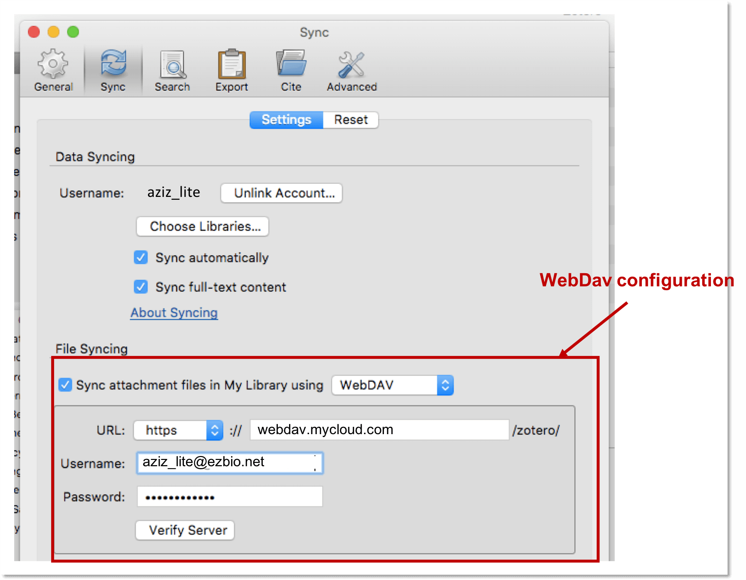 Mac zotero default library path software